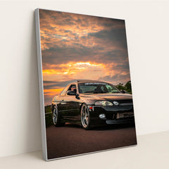 Lexus SC Drift Build at Dusk by Patrik Storm - Silver Frame Stretchiez