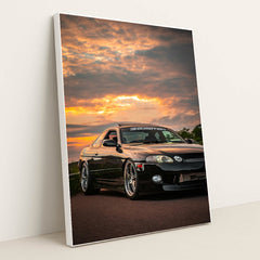 Lexus SC Drift Build at Dusk by Patrik Storm - White Frame Stretchiez
