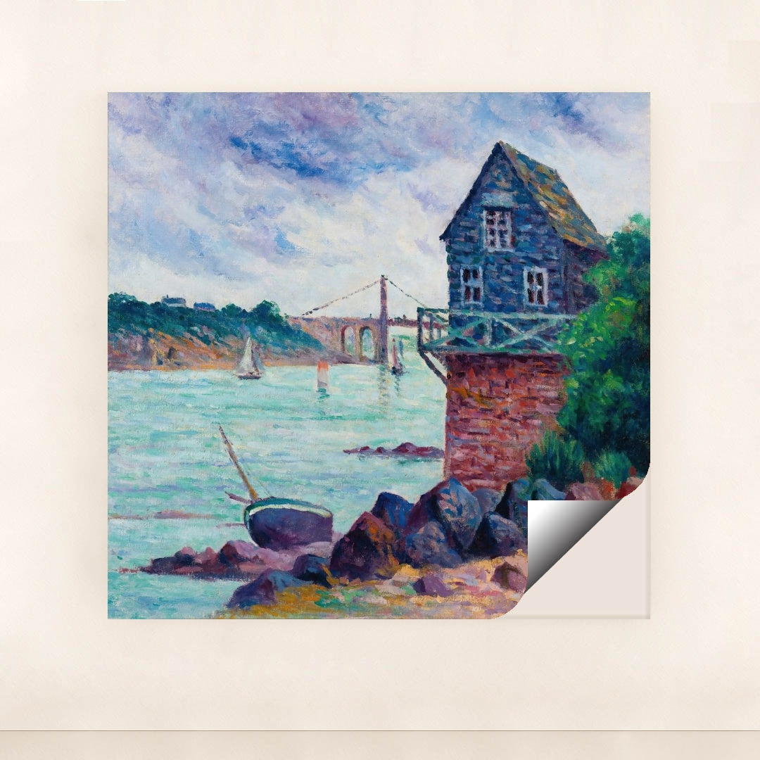 Lézardrieux, Le Pont Suspendu by Maximilien Luce - Peeliez