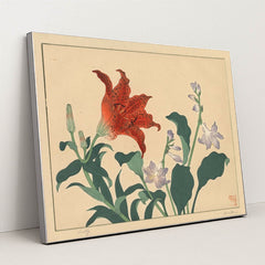 Lily (1920s) by Sakai Hōitsu - Silver Frame Stretchiez