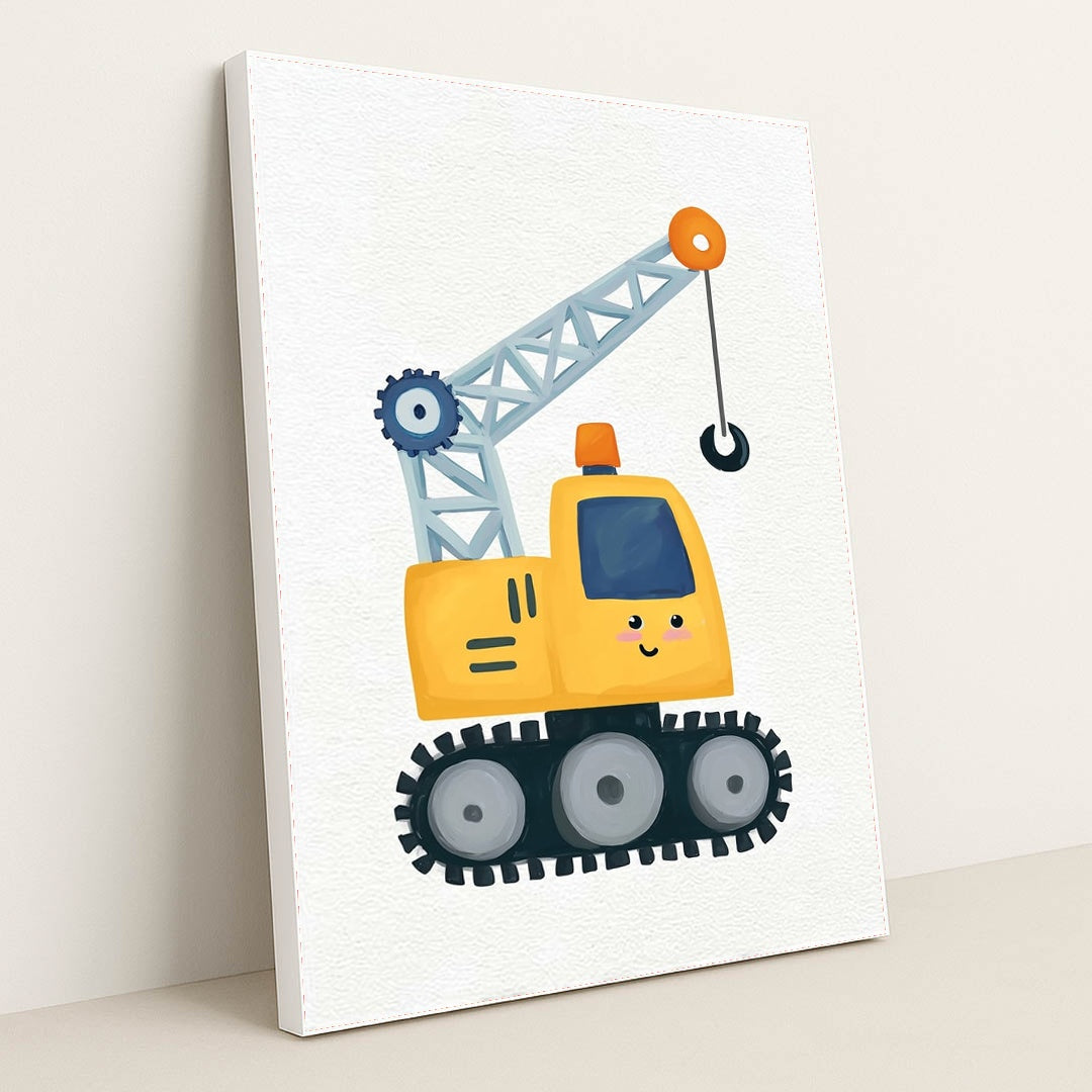 Little Builder's Best Friend by Melissa King - White Frame Stretchiez