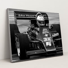 Lotus 72 – John Player Special by Charles Causse - Silver Frame Stretchiez