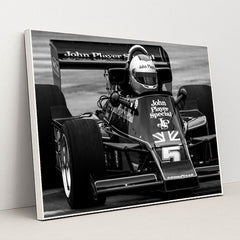 Lotus 72 – John Player Special by Charles Causse - White Frame Stretchiez
