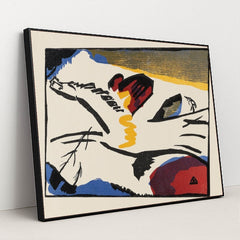 Lyrisches (1911) by Wassily Kandinsky - Black Frame Stretchiez