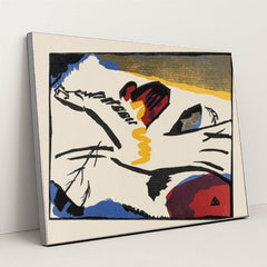 Lyrisches (1911) by Wassily Kandinsky - Silver Frame Stretchiez