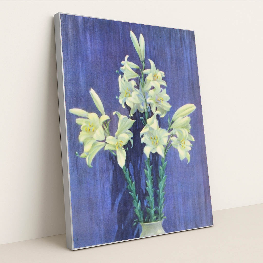Madonna Lily (1937) by Lafayette F. Cargill - Silver Frame Stretchiez