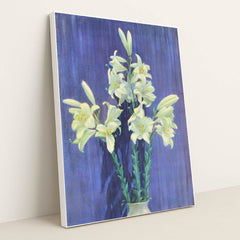Madonna Lily (1937) by Lafayette F. Cargill - White Frame Stretchiez