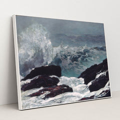 Maine Coast (1896) by Winslow Homer - White Frame Stretchiez