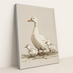 Mama's Little Waddle by Melissa King - Silver Frame Stretchiez