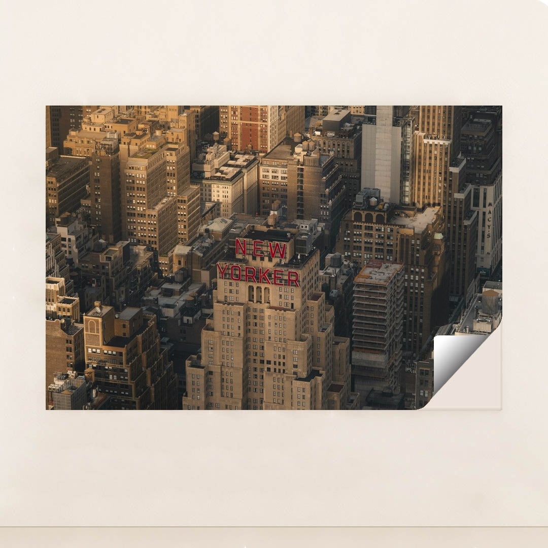 New Yorker Hotel in Manhattan Skyline by Ekam Juneja - Peeliez