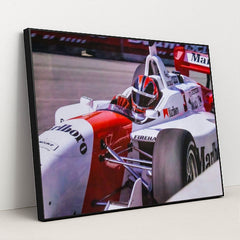 McLaren MP4 in Marlboro Livery by Bob Kozel - Black Frame Stretchiez