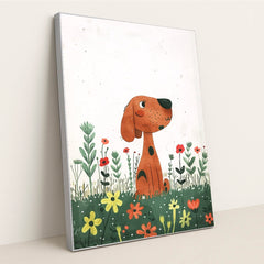 Meadow Pup by Melissa King - Silver Frame Stretchiez