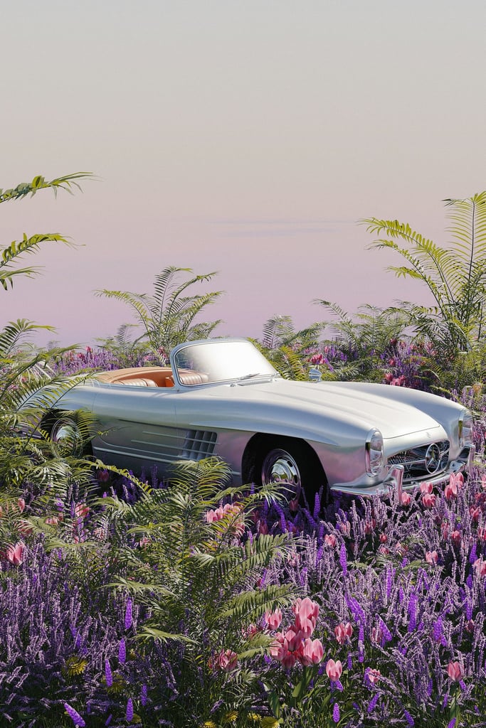 Mercedes 300SL in Bloom by dolce