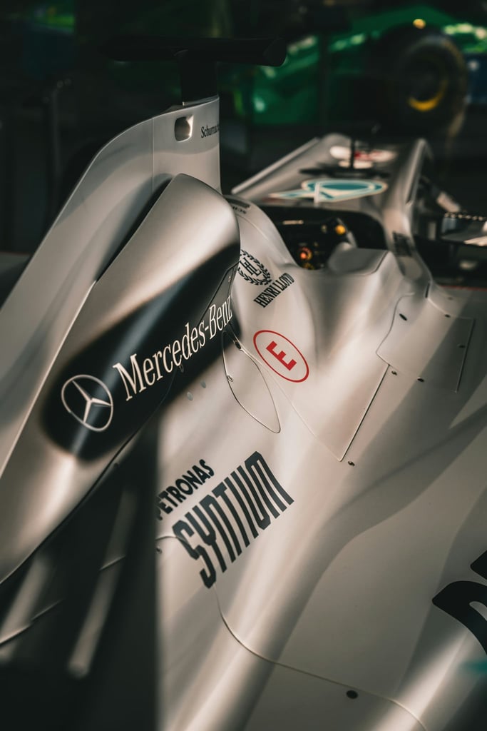 Mercedes F1 Silver Arrow Detail by Pourya Gohari