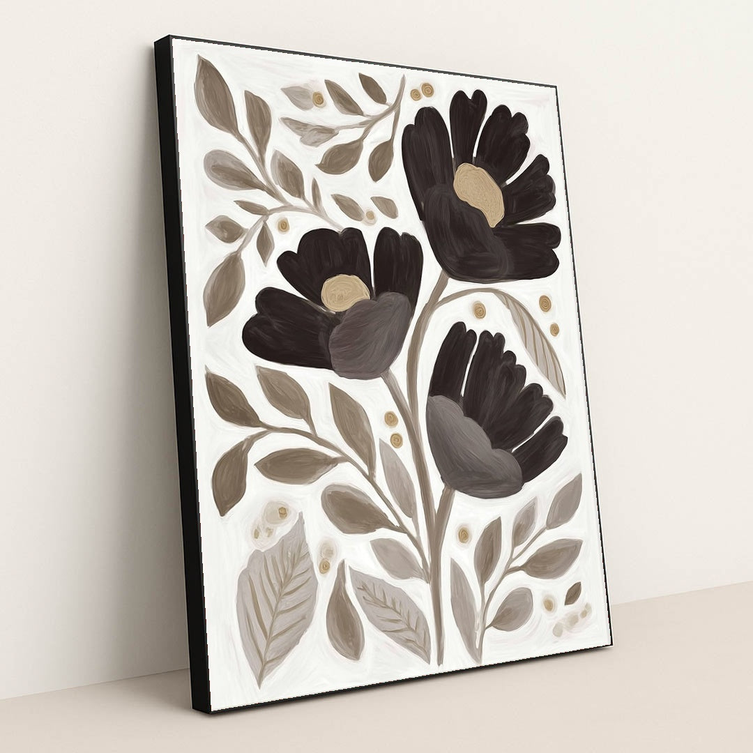 Midnight Garden by Bailey Adams - Black Frame Stretchiez