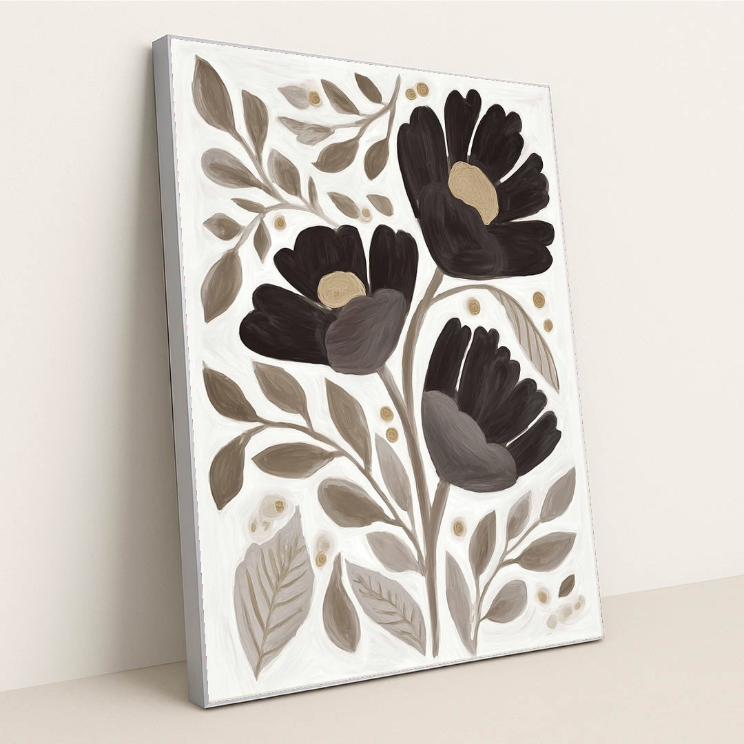 Midnight Garden by Bailey Adams - Silver Frame Stretchiez