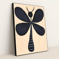 Midnight Moth by Wall Gusto™ - Black Frame Stretchiez