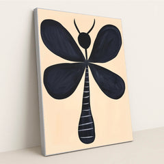 Midnight Moth by Wall Gusto™ - Silver Frame Stretchiez