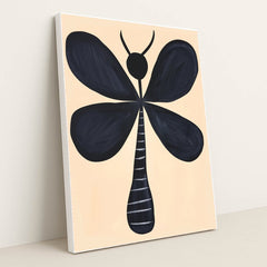 Midnight Moth by Wall Gusto™ - White Frame Stretchiez