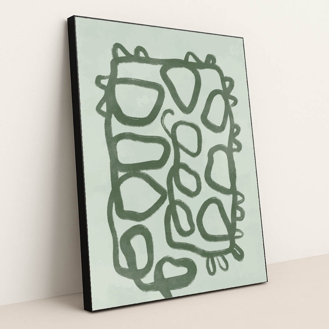Tracery with 50s and 60s Influence by Anonymous - Black Frame Stretchiez