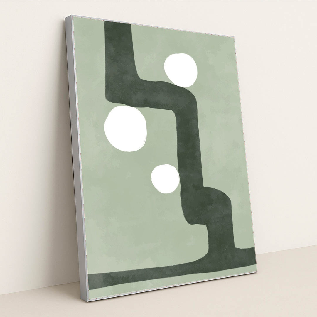 Figures Contemporary by Anonymous - Silver Frame Stretchiez