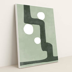 Figures Contemporary by Anonymous - White Frame Stretchiez