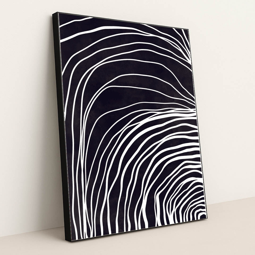 Flowing Curves by Anonymous - Black Frame Stretchiez
