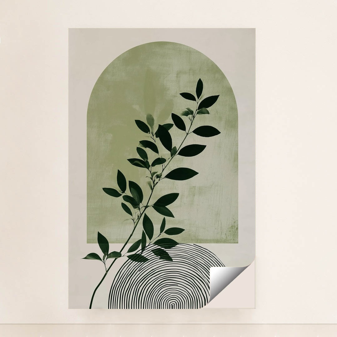 Minimalist Fern Study by Bailey Adams - Peeliez
