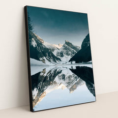 Mirror of the Mountains by fynn - Black Frame Stretchiez