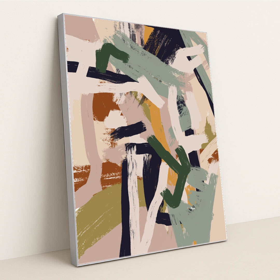Boho Chaos: Elements in Contemporary by Anonymous - Silver Frame Stretchiez