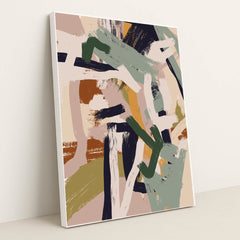 Boho Chaos: Elements in Contemporary by Anonymous - White Frame Stretchiez
