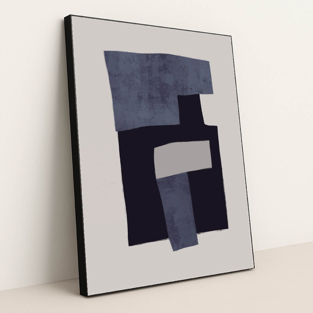 Geometry Contemporary by Anonymous - Black Frame Stretchiez