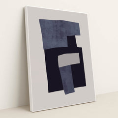 Geometry Contemporary by Anonymous - White Frame Stretchiez