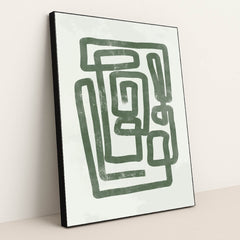 Chaotic Path Labyrinth by Anonymous - Black Frame Stretchiez