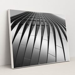 Dynamic Skyscraper Facade in Prague by Wolfgang Weiser - White Frame Stretchiez