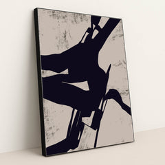 Boho Surrealism Shapes by Tyler Jacobs - Black Frame Stretchiez