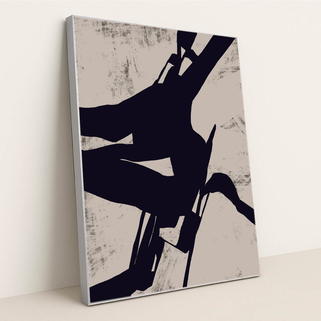 Boho Surrealism Shapes by Tyler Jacobs - Silver Frame Stretchiez