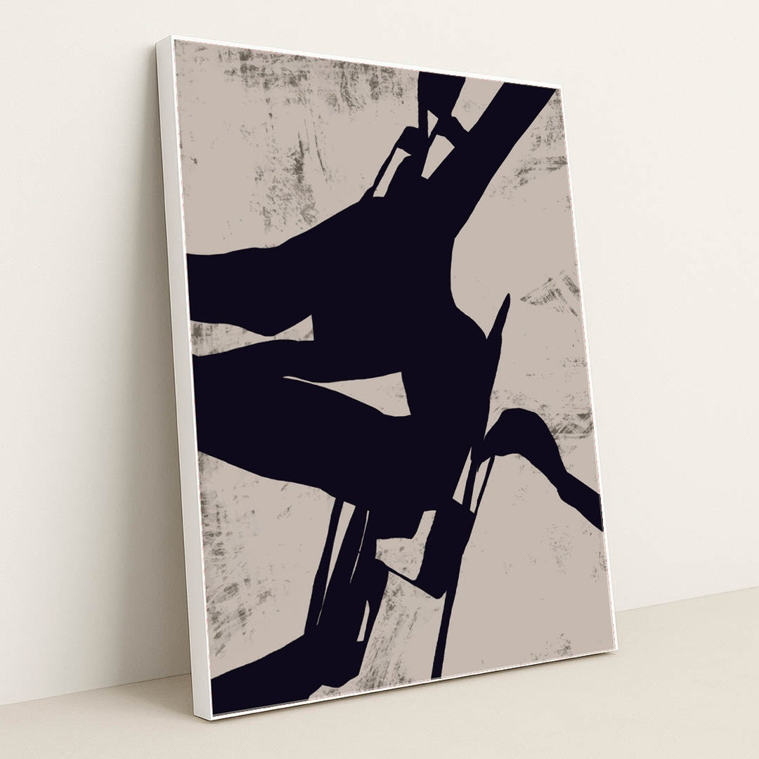 Boho Surrealism Shapes by Tyler Jacobs - White Frame Stretchiez