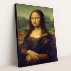 Mona Lisa (1503-1506) by Leonardo da Vinci - Black Frame Stretchiez