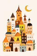 Moon Over the Storybook Village by Melissa King