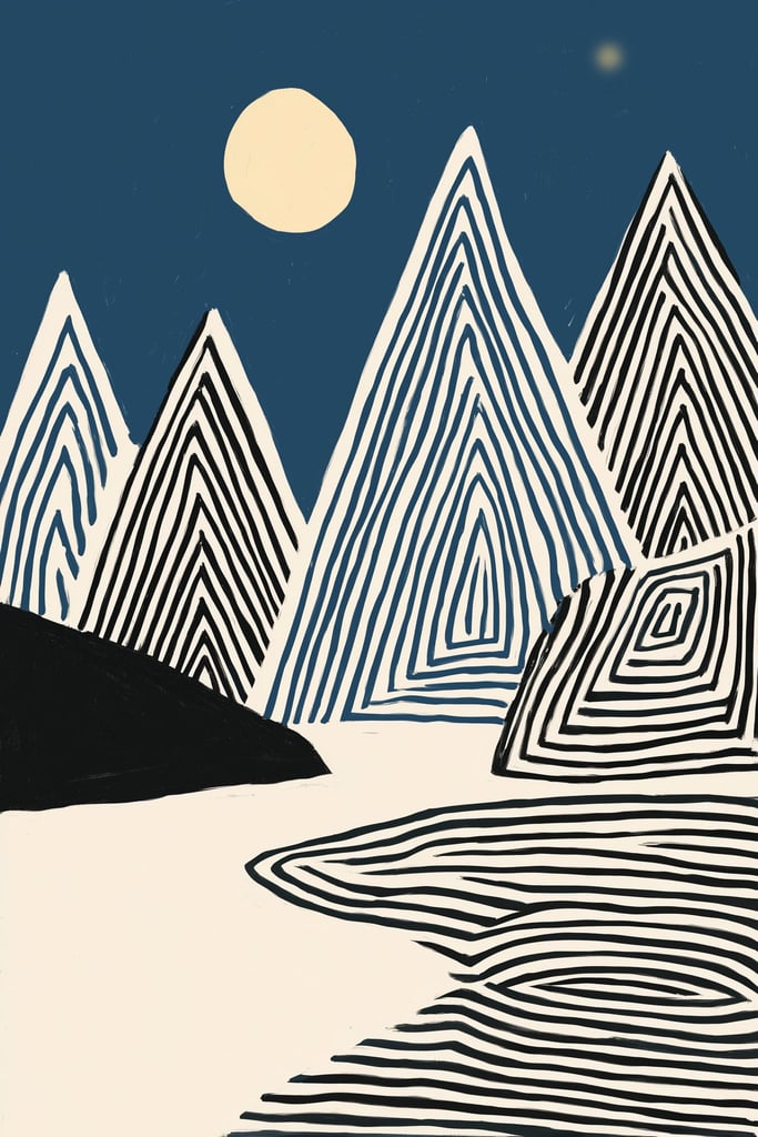 Moonlit Terraces by Wall Gusto™