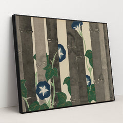 Morning Glories (Asagao) (1909-1910) by Kamisaka Sekka - Black Frame Stretchiez