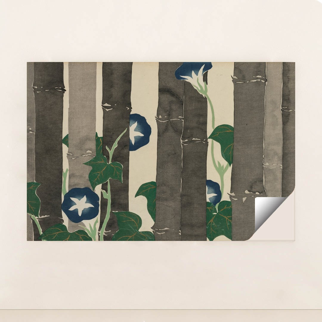 Morning Glories (Asagao) (1909-1910) by Kamisaka Sekka - Peeliez