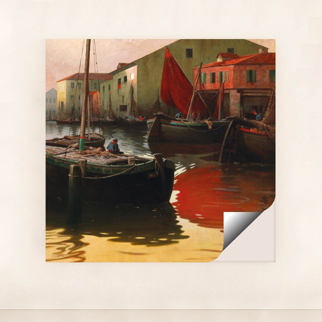 Motif Of Chioggia by Adolf Kaufmann - Peeliez