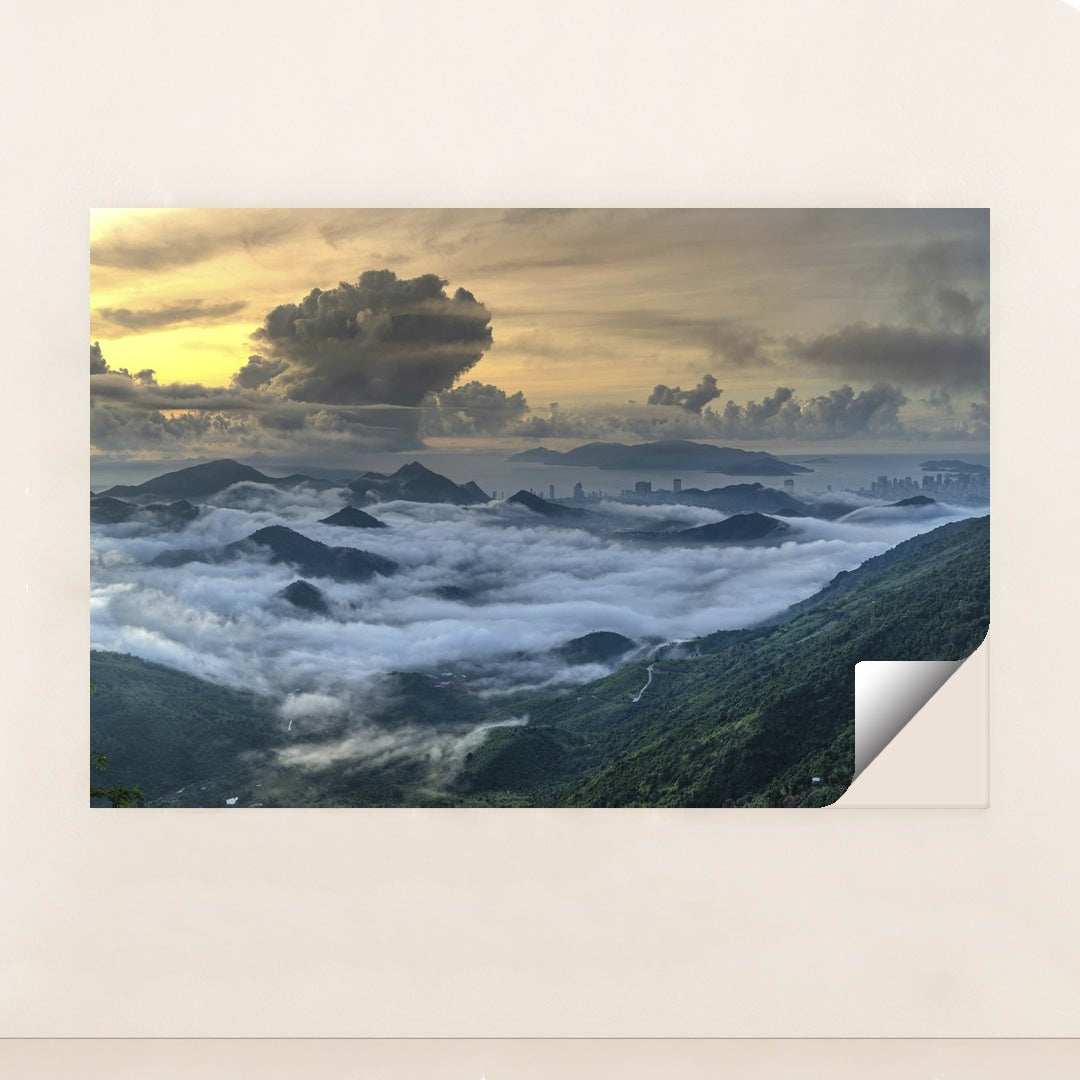 Mountain Sunset Vista by Quang Nguyen Vinh - Peeliez