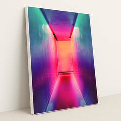 Multicolored hallway by Efe Kurnaz - White Frame Stretchiez
