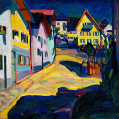 Murnau, Burggrabenstrasse 1, 1908 (1908) by Wassily Kandinsky