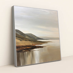 Muted Shores by Jade Morgan - Silver Frame Stretchiez