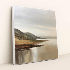 Muted Shores by Jade Morgan - White Frame Stretchiez
