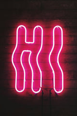 Jon Tyson - Pink hi neon signage photo
